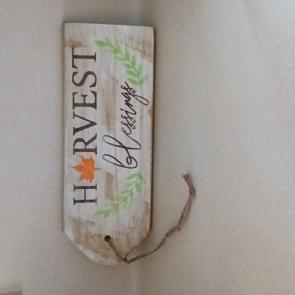 HARVEST BLESSINGS DOOR TAG - Picture 1 of 5
